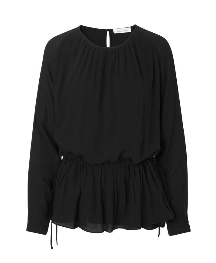 Bluse med snor